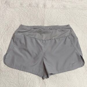 Nike Gray Athletic Shorts Lightweight Moisture-Wicking Size Small